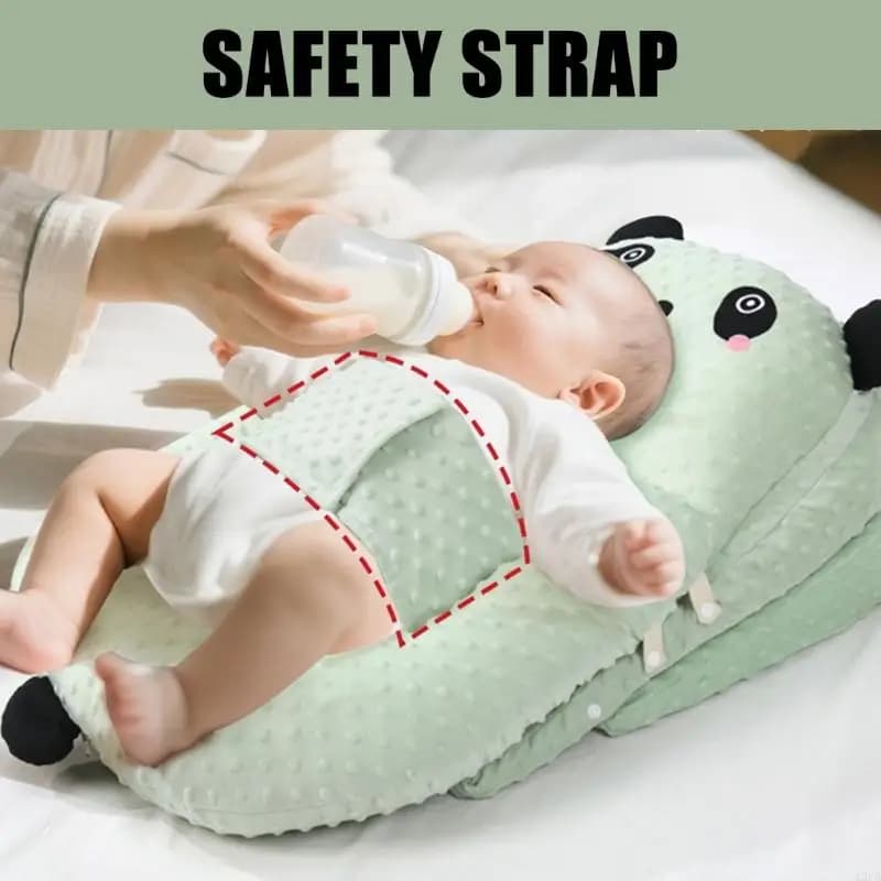 Nursing cushion for reflux relief for infants Punctuated support Double padding Adjustable height