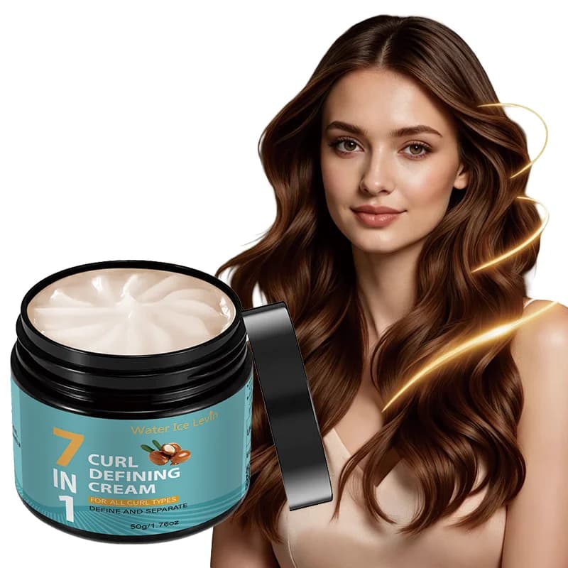 Crema per definire i riccioli a lunga tenuta. Finitura lucida morbida, flessibile e resistente. Soffice, liscio, protezione rilegante. Acqua Ghiaccio Lewin. 50g