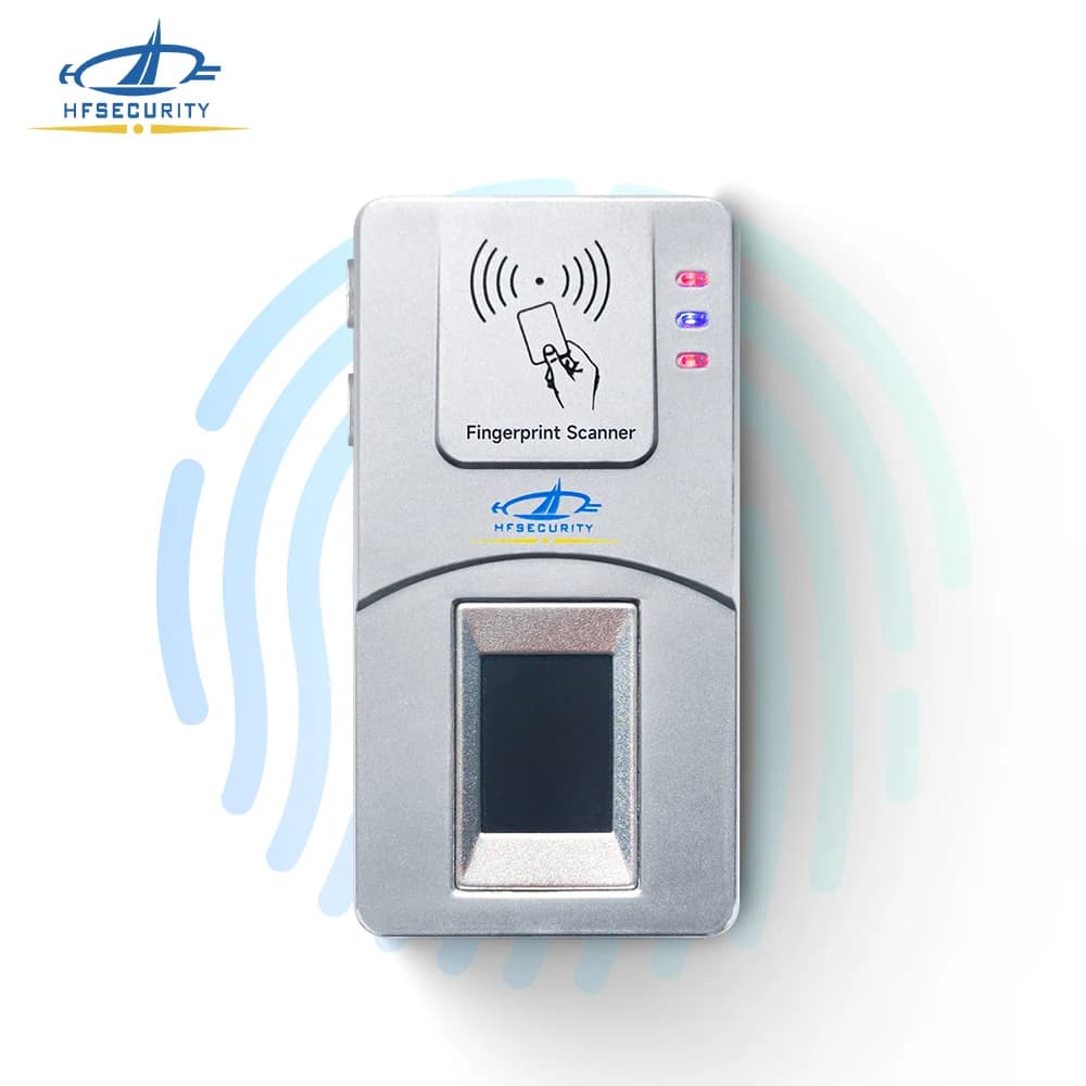 HFSecurity HF7000 Supporto Android Windows IOS Sistemi Linux SDK gratuito Scanner di impronte digitali wireless Scheda RFID NFC