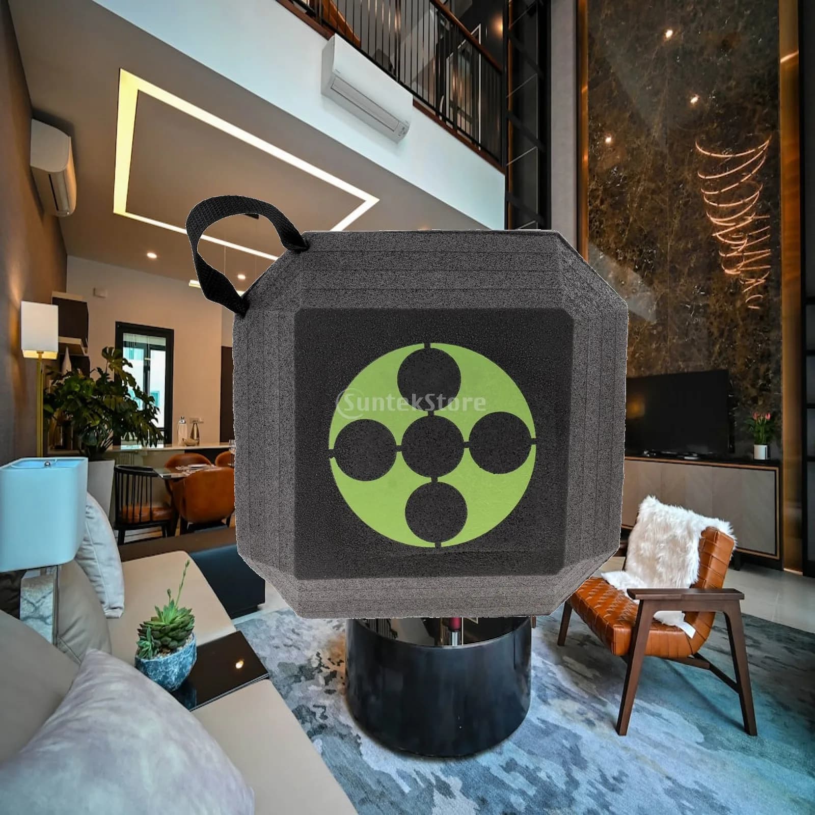Archery Block Target XPE Foam Rapid Self Healing 18 Sided Design for Shooting and Hunting Equipment
