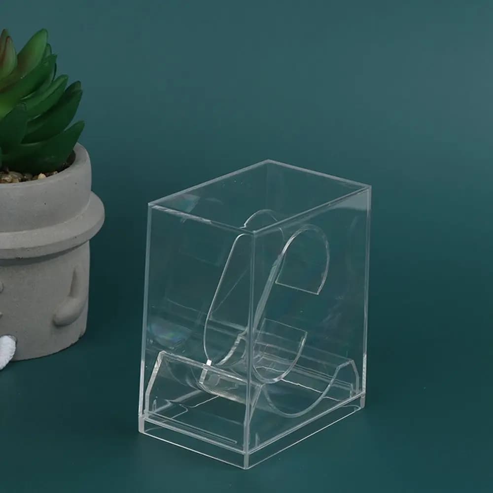 Espositore per Orologi da Polso, Scatola Porta Orologi in Plastica, Espositore per Gioielli, Vetrina per Orologi e Gioielli