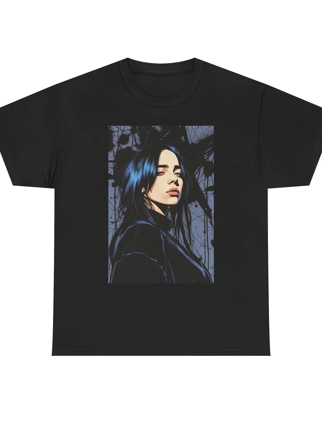 T-shirt Billie Blake con iconi della cultura pop per uomo e donna - Loghi iconici della cultura pop - T-shirt per coppie in cotone 100% per tutte le stagioni
