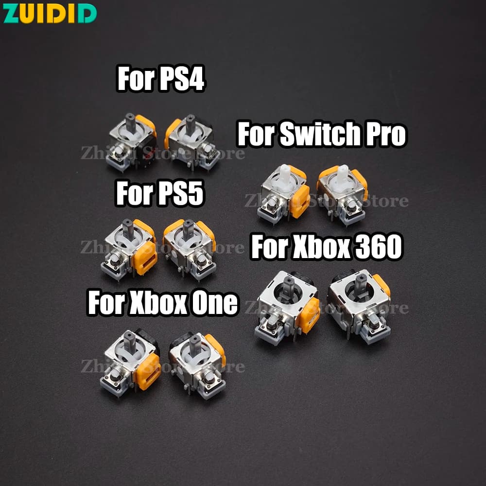2-10 Pezzi Joystick Analogico 3D a Effetto Hall di Ricambio per PS5 PS4 Xbox One/360 Switch Pro Controller - Accessorio di Riparazione