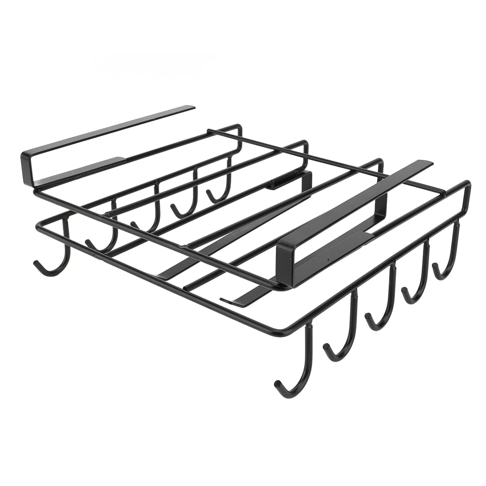 Hanging Chopping Board Rack Multi Use Kitchen Organizer for Cutting Boards Pot Lids Layered Space Saving Under Cabinet Holder