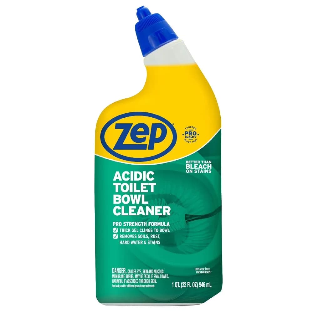 Acidic Toilet Bowl Cleaner With Wintergreen Scent 32 Fl Oz Professional Strength Heavy Duty Bathroom Cleaner Removes Stubborn Stains Limescale Rust Hard Water Rings