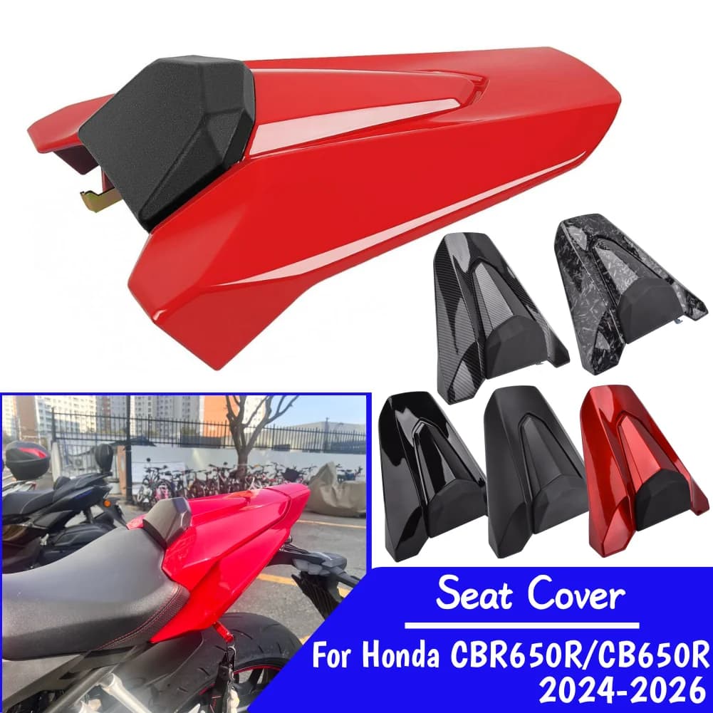 Motorcycle Rear Seat Tail Cover Fairing Cowl For Honda CBR650R CB650R 2024 2025 2026 CB CBR 650R Passenger Seat Cowl Accessories