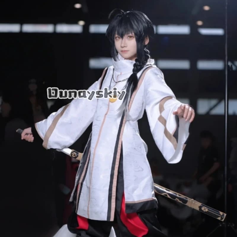 Costume Cosplay KS*28 Grand Order Fate Samurai Remnant Saber Yamato Takeru, Outfit del Personaggio Anime per Feste di Halloween