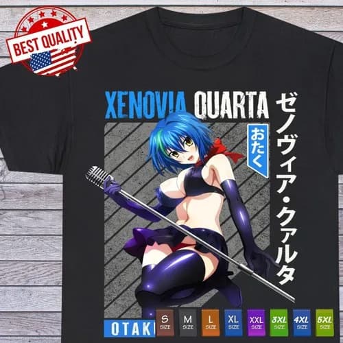T-shirt Xenovia Quarta High School DxD, estetica, sexy, Waifu, Anime Girl, tutte le taglie