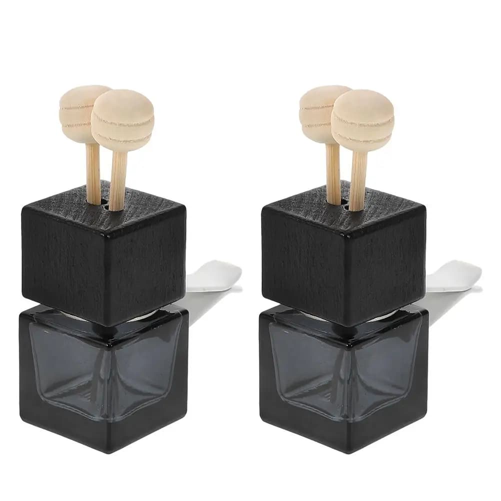 2 pcs perfume bottle for auto air conditioner essential oils aromatherapy diffuser hanging bottle for aromatherapy for auto air intake