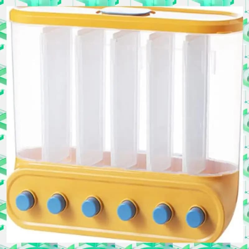 FIZP Kitchen Containers Dispenser Wall-Mounted Sealed Storage Containers Grain Box Food Can