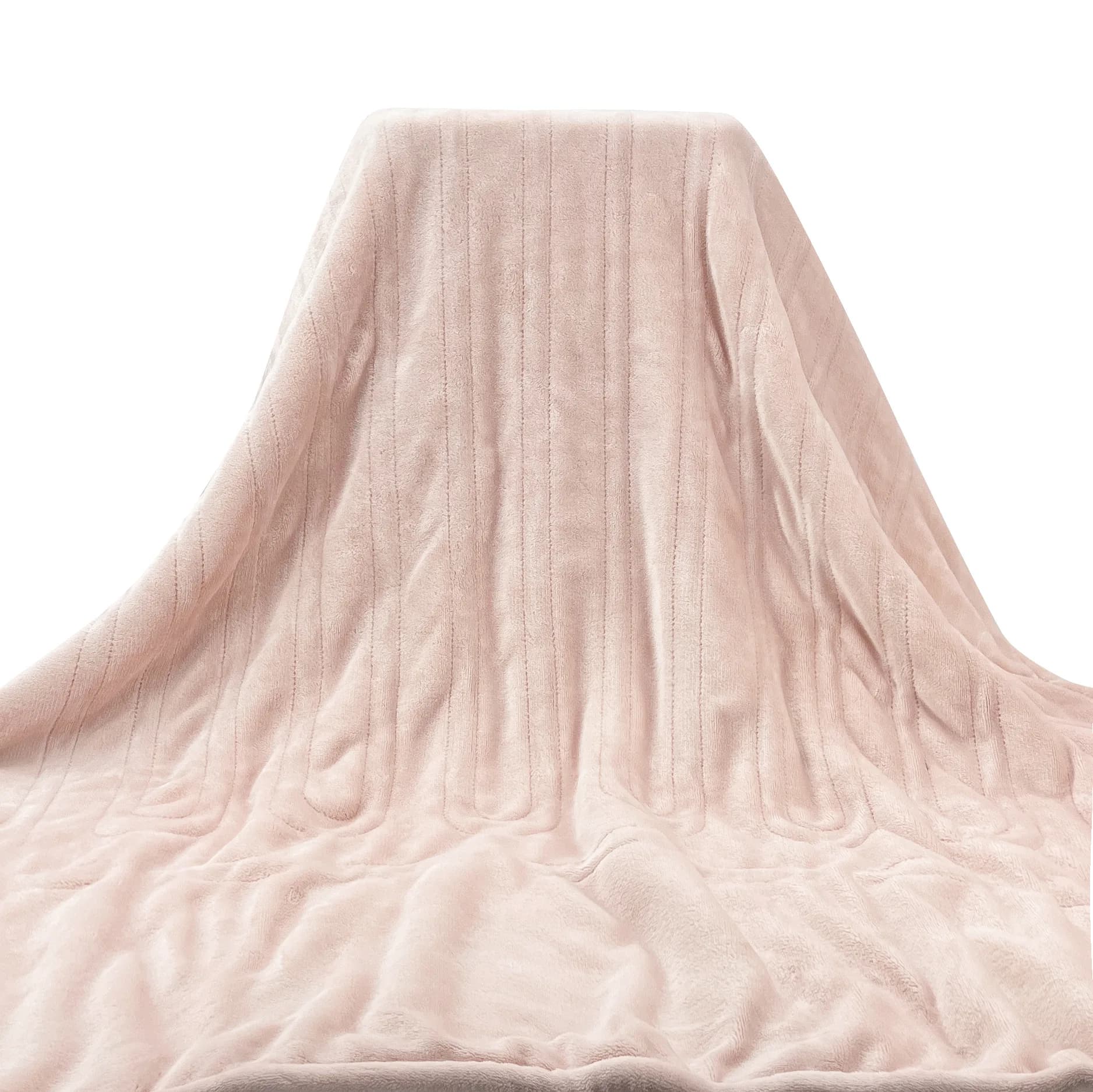 Coperta elettrica Sherpa 130x150cm per riscaldamento e calore corporeo, coperta in flanella per uso singolo e doppio