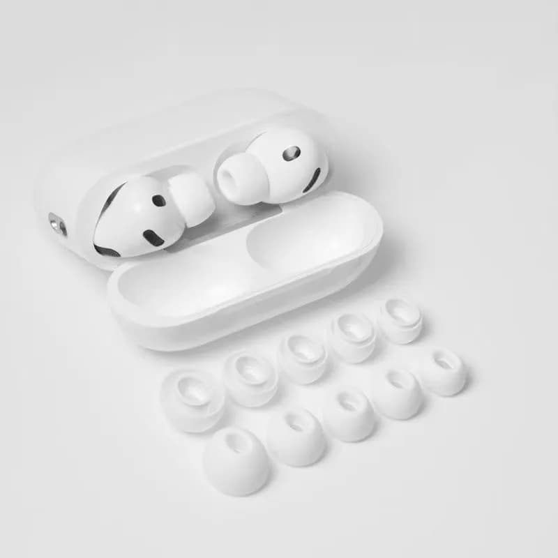 Silicone earphones for AirPods Pro3 Noise reduction Replacement earmarks Soft silicone earmarks Cover access L + M + S + XS + XXS