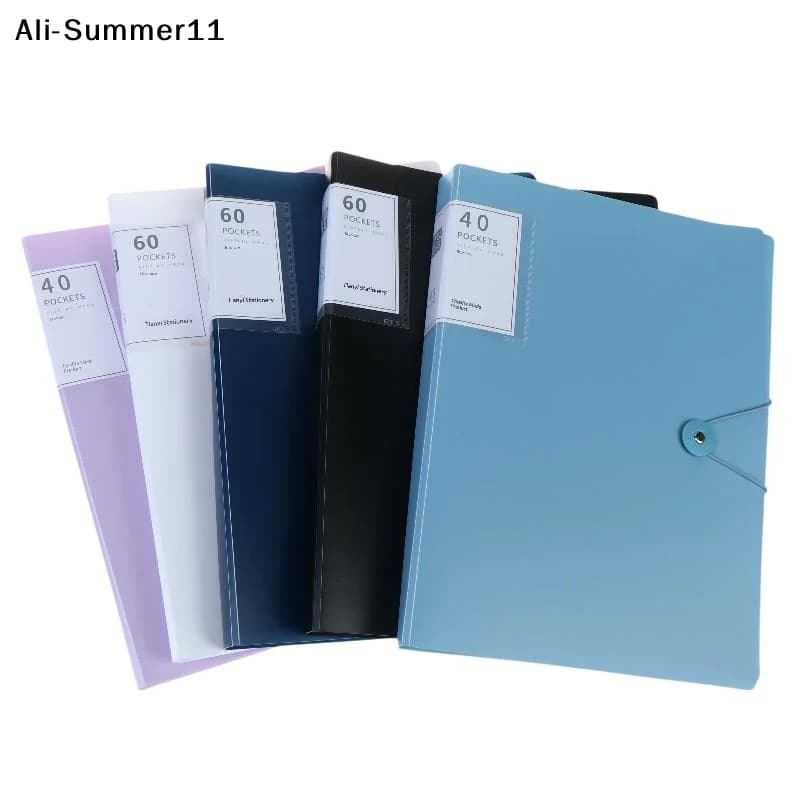 【Gt1】1Pc 2026 PP Trasparente 60/100 Tasche Cartella Portadocumenti A4 Impermeabile per Documenti e Fogli Forniture per Scuola e Ufficio