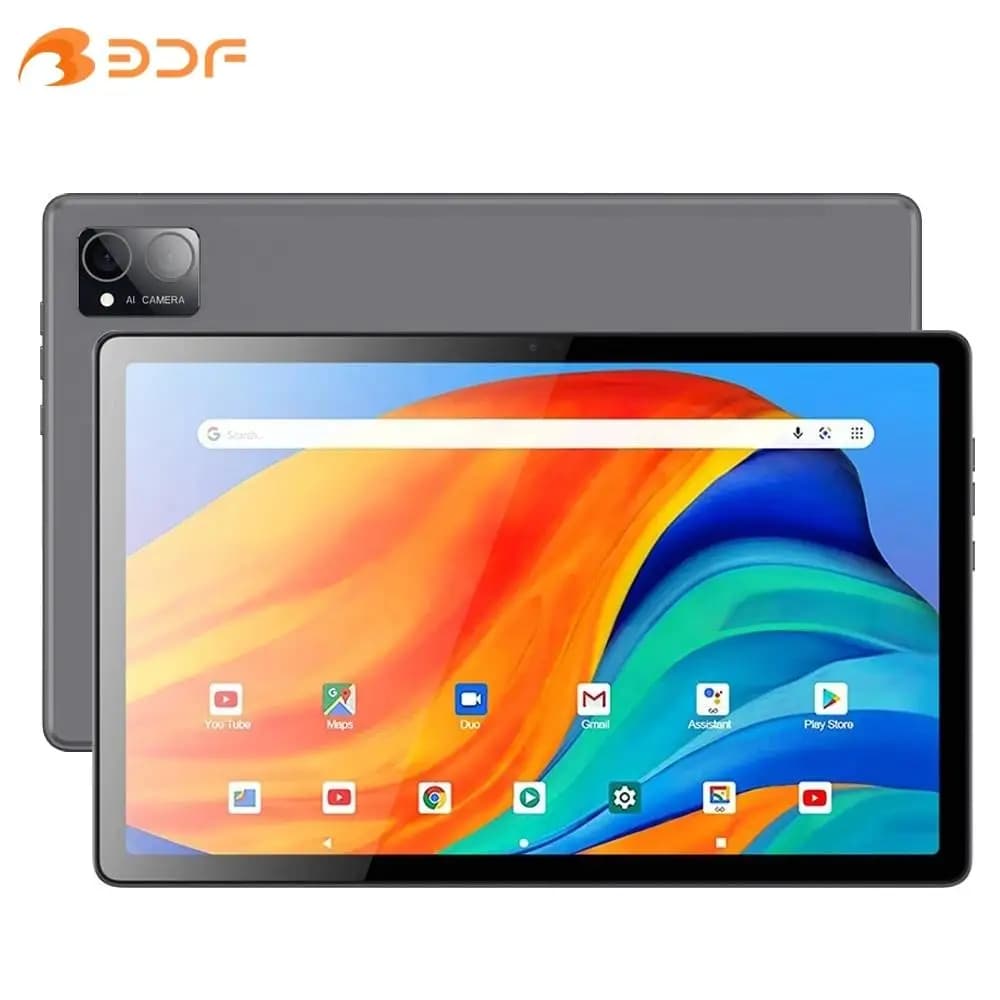 Tablet BDF 10.36 Pollici con Display HD IPS, 8GB RAM Espandibile a 4GB, 512GB di Memoria, Batteria da 8000mAh, Tablet PC Widevine