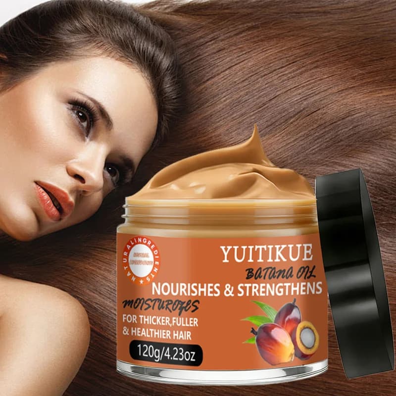 YUITIKUE Mask for Hair at the Batana Oil - Nutrient and Reinforcing Treatment for Hair More thick, Voluminous and Sani
