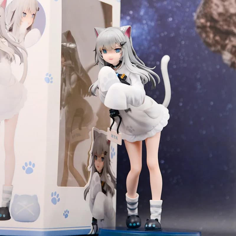 Nachoneko Nekoha Shizuku Statuetta Anime Carina, Ornamento da Scrivania, Decorazione per PC, Statua da Collezione per Otaku, Regalo Sorpresa