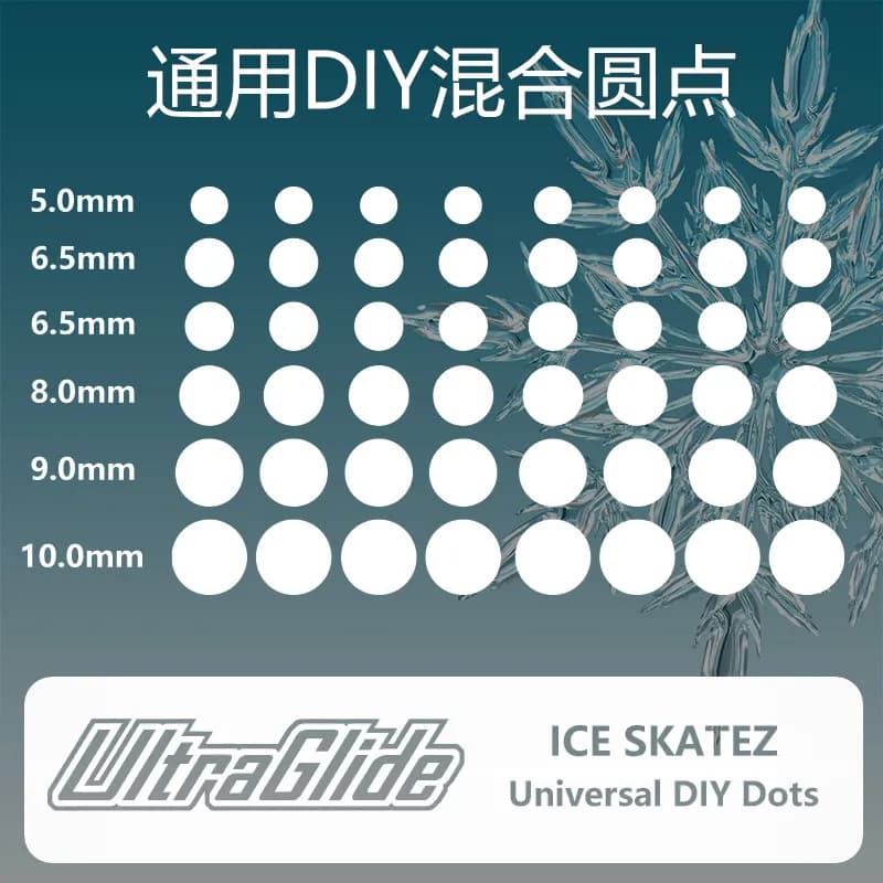 Pattini per Mouse Ultraglide, Punti Rotondi Piccoli in Teflon PTFE, Piedini per Mouse, Tappetino in Vetro, Resistente all'Usura, Universale per Esports