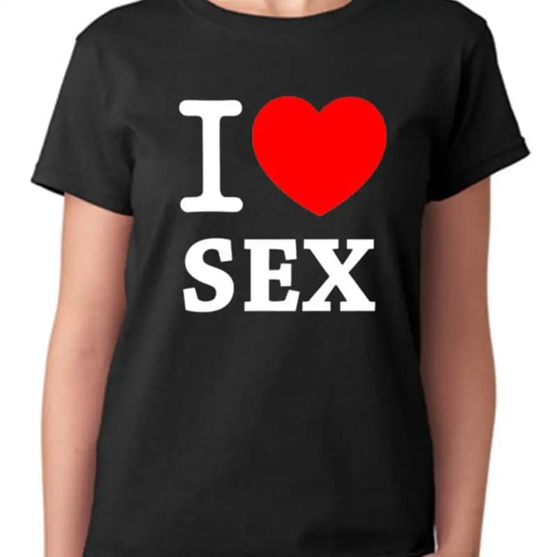 Maglietta da donna I Love Sex