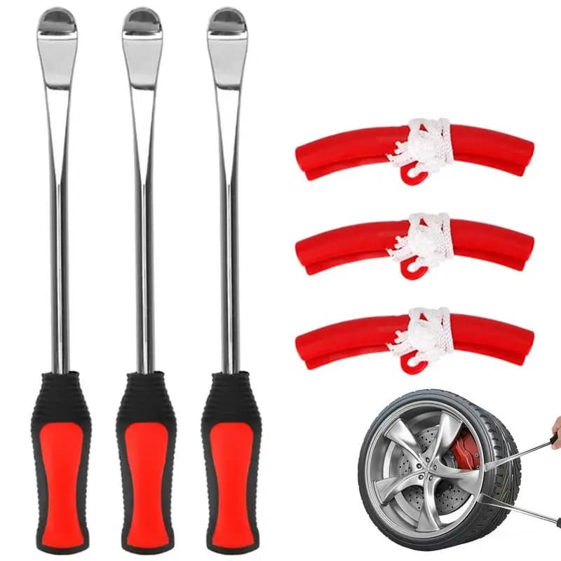 Cucchiai professionali per la rimozione della manutenzione dei pneumatici Set di strumenti per la sostituzione dei pneumatici Cucchiaio professionale per la leva del motociclo per la sostituzione dei pneumatici