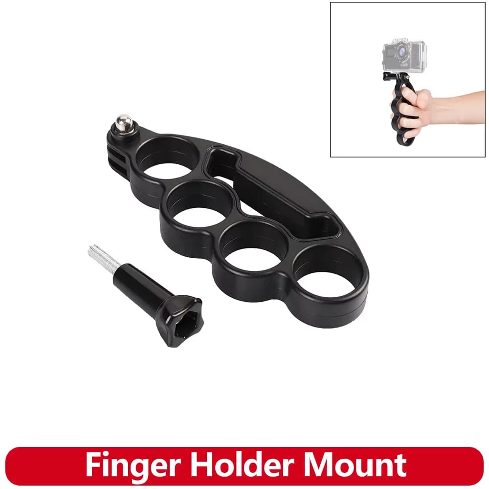 Supporto per dita per GoPro Hero 13 12 11 10 9 8 SJCAM AKASO Insta360 X5 X4 X3 DJI Osmo Action 6 5 PRO 4 3 Accessori per fotocamera