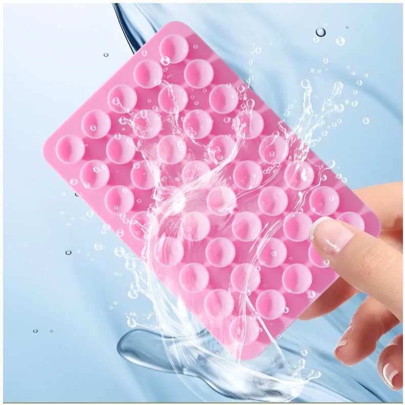 Supporto per telefono con ventosa bifacciale Supporto per telefono con ventosa in silicone Custodia adesiva con impugnatura adesiva Supporto per telefono con impugnatura a mani libere