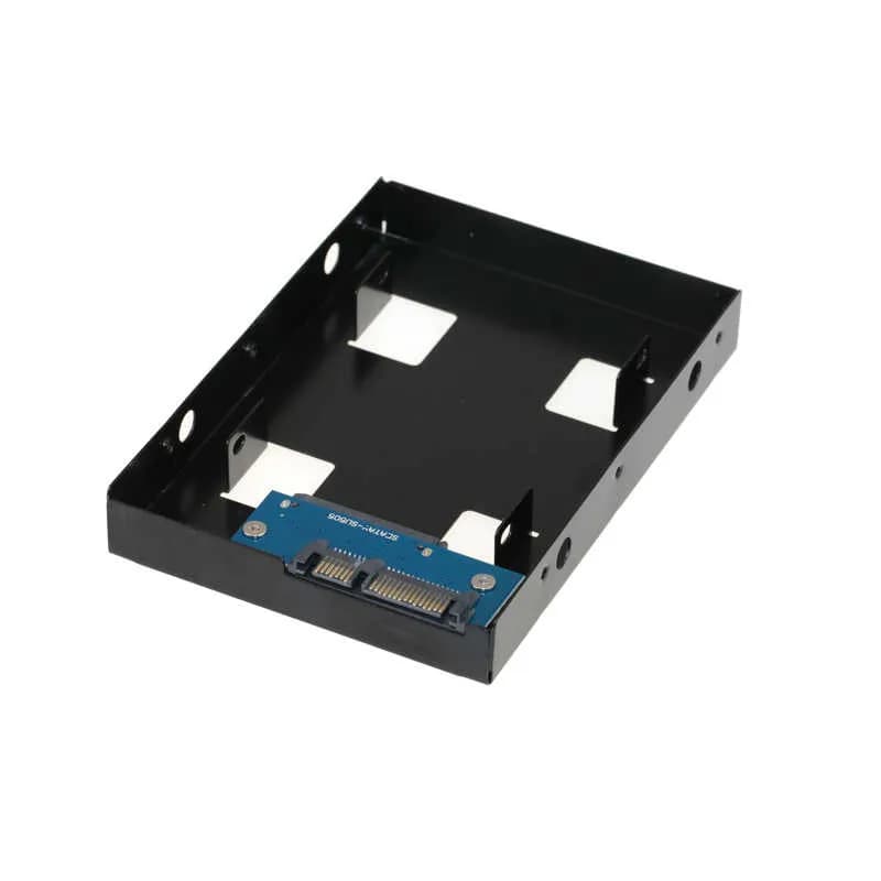 Staffa convertitore SATA SSD da 2.5 pollici a SATA da 3.5 pollici per disco rigido HDD esterno adattatore SSD SATA 3 staffa convertitore disco ssd