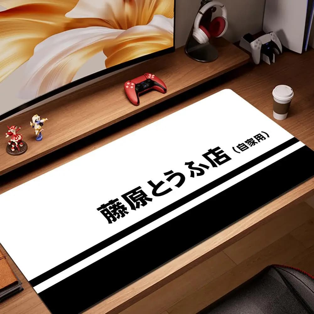 HD Large Keyboard Mousepad XXL PC Deskpad Office Accessories Deskmat I-Initial D AE86 Mousemat Computer Extended Mousepads Rug