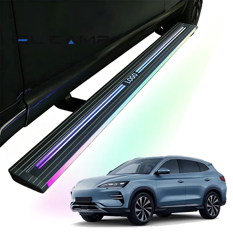 Automatic Electric Power Neon Led Light Side Step Running Board for BYD Seal U / BYD Song PLUS