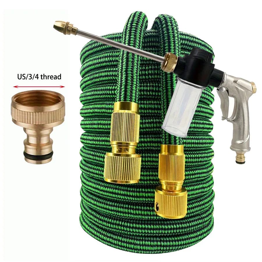 Idropulitrice ad alta pressione, strumento per schiuma, attrezzo per irrigazione, attrezzo per irrigazione regolabile, irrigatore da giardino in metallo