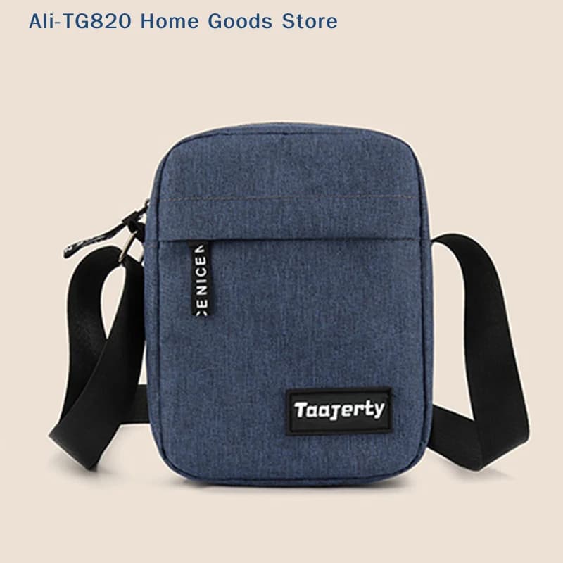 Borsa a tracolla da uomo [TG820] piccola, trendy, a tracolla diagonale, borsa a petto leggera, mini borsa casual da ragazzo, marsupio porta cellulare