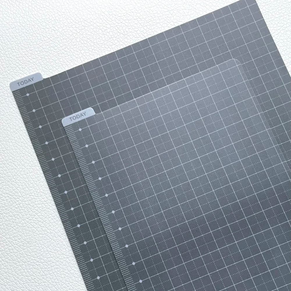 A5 A6 Tappetino per scrittura Piastra basata su scheda Righello per Midori Hobo Notebook Journal Planner Forniture per ufficio scolastico Cancelleria all'ingrosso