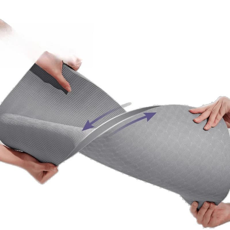 Anti-slip men's fitness yoga mat enlargement 100 cm training rope for jumping shock absorption sound insulation floor for exercises at home