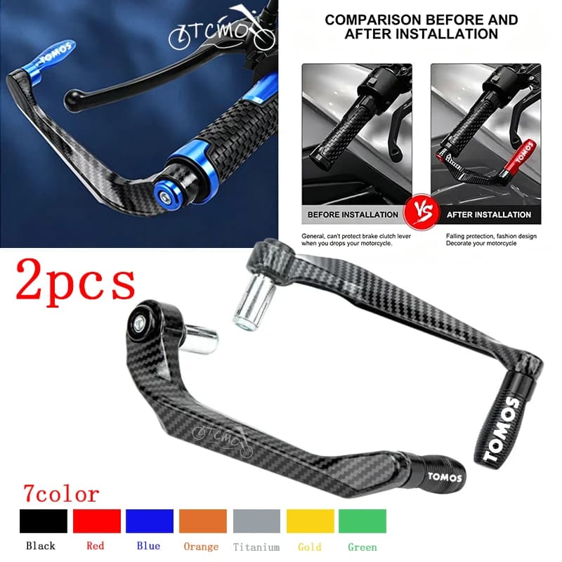 Motorcycle Handlebar Grip Guard Brake Clutch Lever Protector For Tomos Nitro Arrow Sprint LX Streetmate R A35 Racing TT
