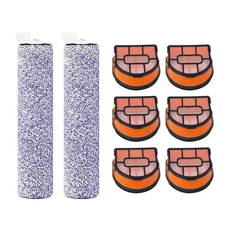 AUAU-WD161 Roller and filter for vacuum cleaner Shark Hydrovac Messmaster WD261 AW261 (kit with 2 brushes and 6 foam filters)