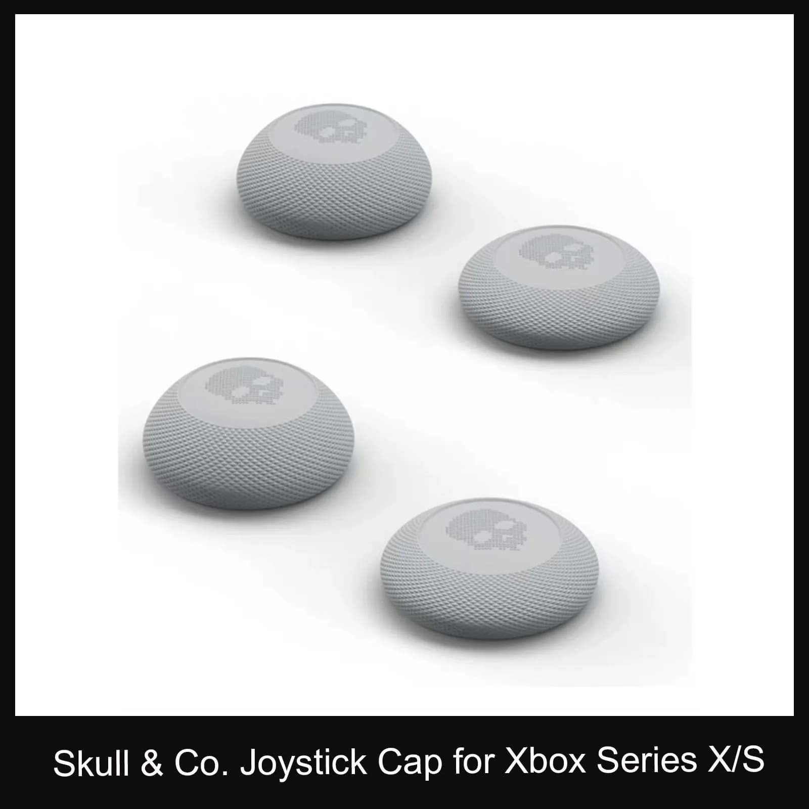 Skull & Co. Set di impugnature per pollice con cappuccio convesso per joystick per controller di gioco Xbox Series X/S Xbox One