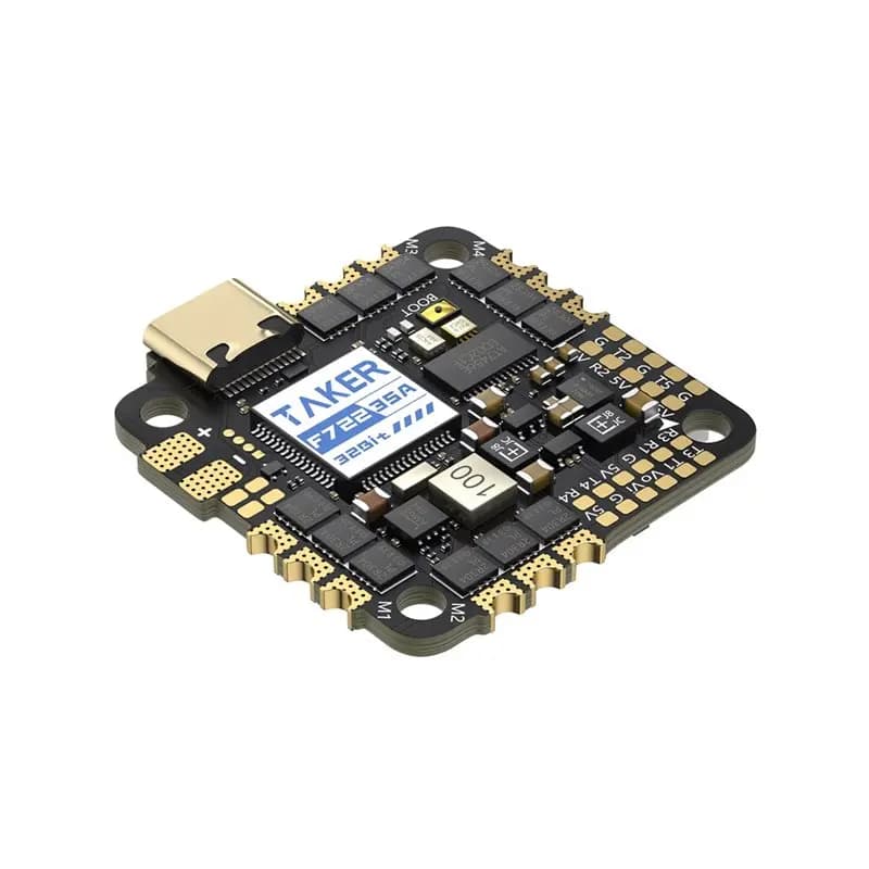 Y43A-F722 35A 32Bit AIO Flight Controller 2-6S PWM 128K Refresh INAV Firmware per Droni FPV da Corsa Quadricotteri
