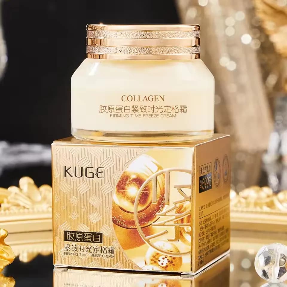 Crema al collagene Lifting Crema rassodante IdratanteRiducia le rughe e le linee sottili Illumina 50 g