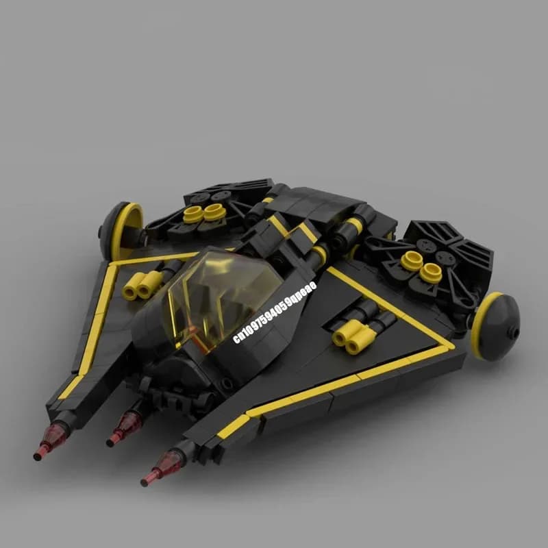 Nuovo 309 pezzi popolare serie di tecnologia spaziale Moc Speeder Blacktrios modello puzzle personalizzato fai da te idee creative giocattolo per bambini regalo di compleanno