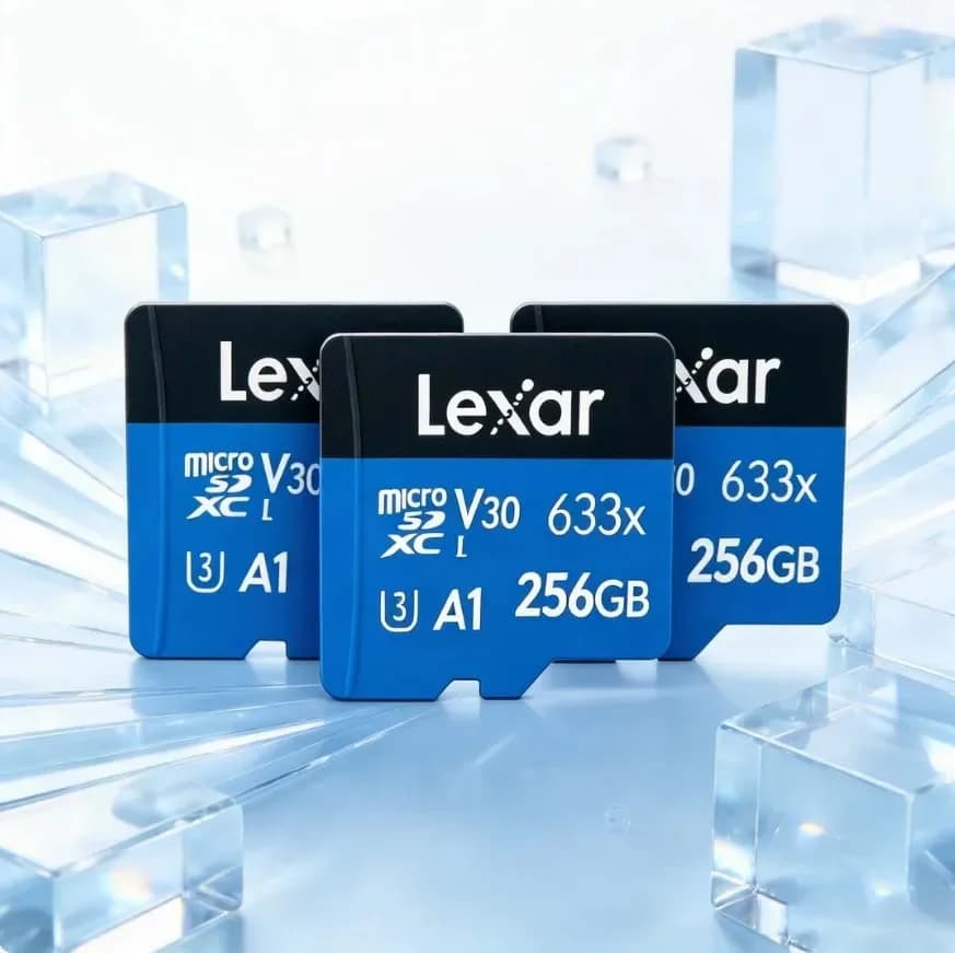 Original Lexar 633x Storage TF Card Micro SD Card 32GB 64GB 128GB 256GB 512GB A1 V30 Microsd Flash Card for Dashcam Tablet Phone
