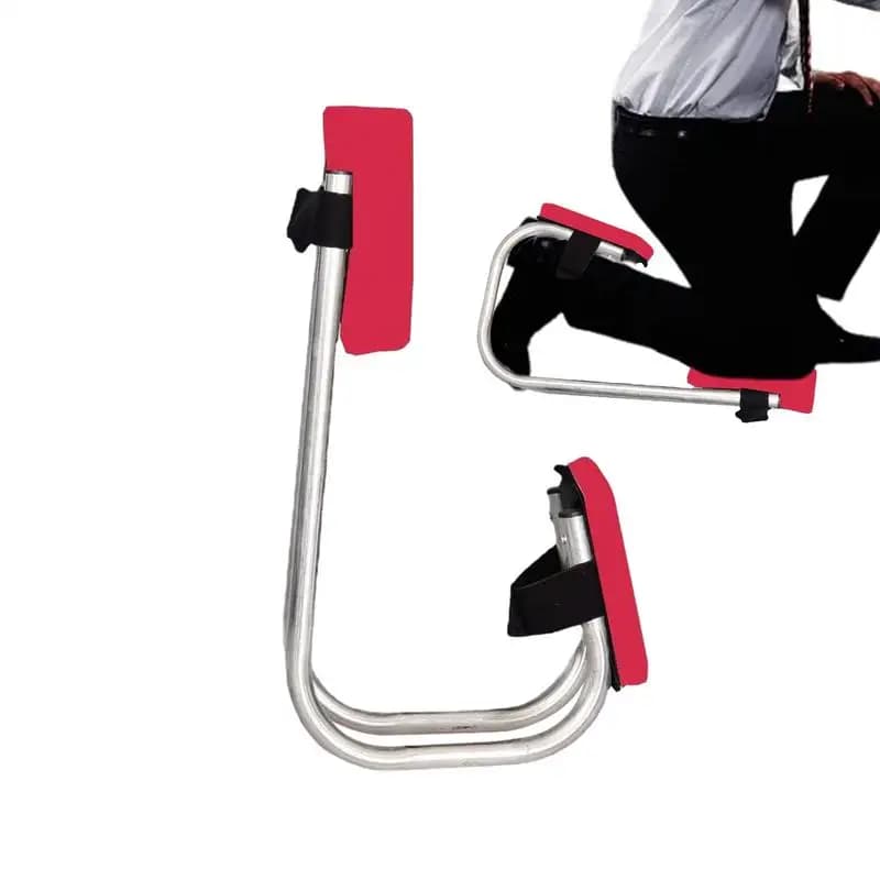 sedile inginocchiatoio da giardino Cinghia per sedile da giardino in acciaio inossidabile sul dispositivo inginocchiato Tutore per gamba del sedile per ginocchio portatile per risparmiare manodopera