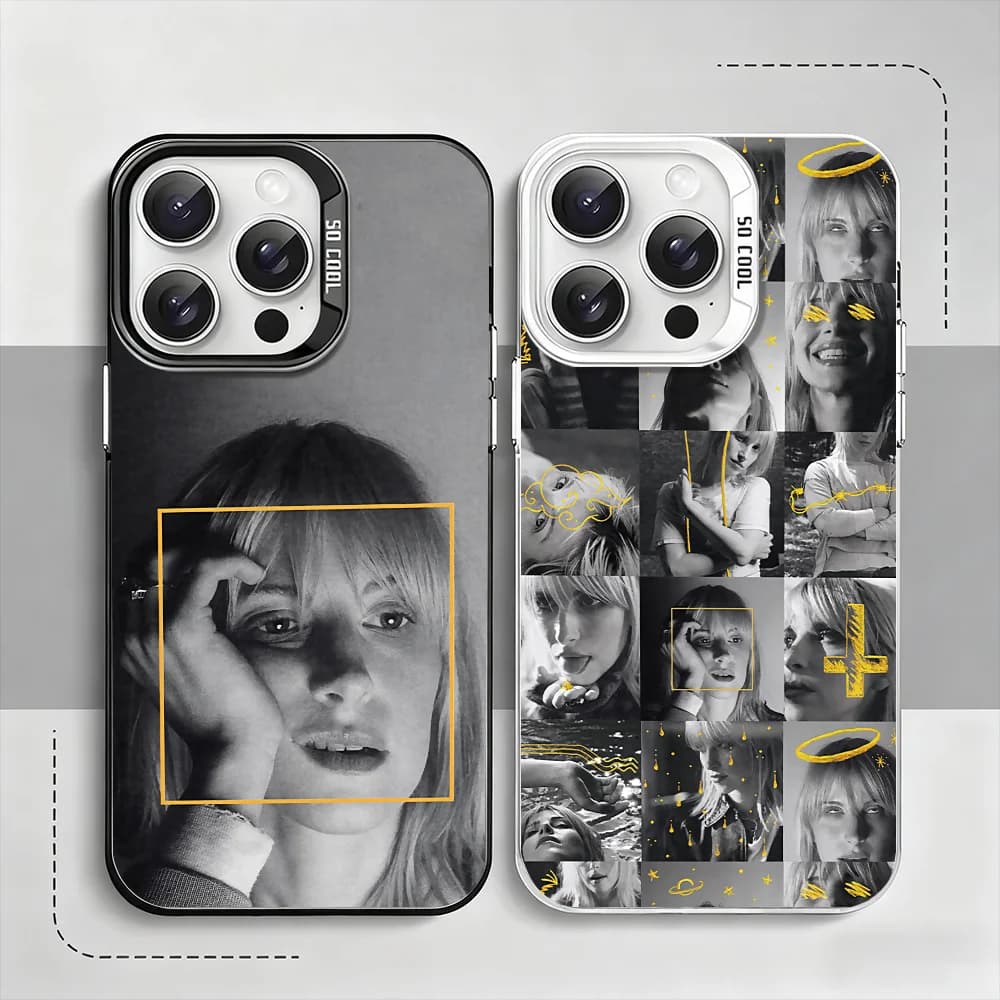 Cantante H-Hayley Williams Album Cassa Del Telefono Per IPhone 12 11 13 14 15 16 17Max Pro Plus Mini Protettiva IMD Copertura di Colore