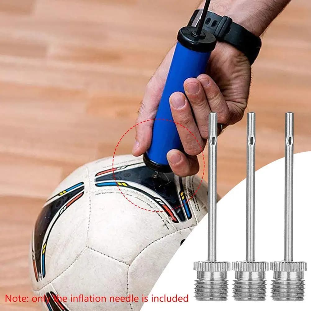 5/10 pcs Sports Ball Inflatable Pump Needle For Football, Basketball, Football, Inflatable Air Valve Adapter, Stainless Steel Pump Pin