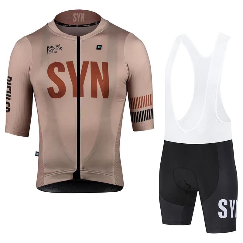 Cycling Clothing SYN 2026 for Men, Set Sleeves Court for Triathlon, Maillot Ropa Cycling, MTB Clothing, Cycling Mesh