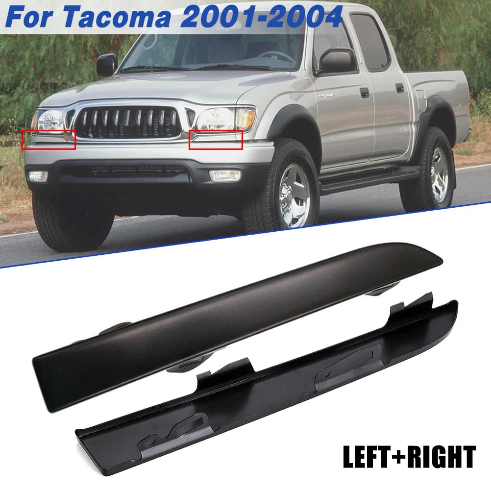 Misura per TY Toyota Tacoma 2001 2002 2003 2004 paraurti anteriore griglia riempimento fari pannelli di rivestimento coppia sinistra destra 5251335060