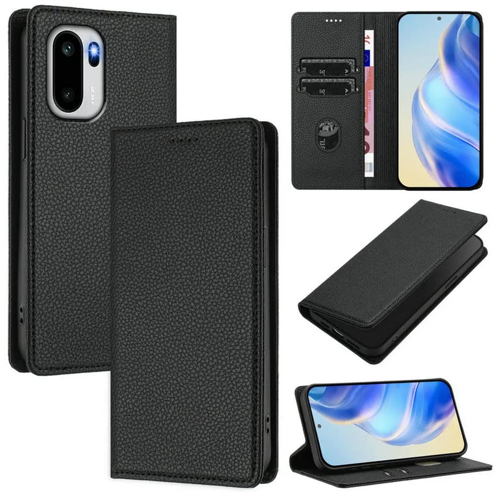 Custodia a Portafoglio in Pelle con Blocco RFID per OnePlus 15T 5G 2026, Cover Magnetica Flip per OnePlus 15R, Funda per OnePlus 15 15R 15T