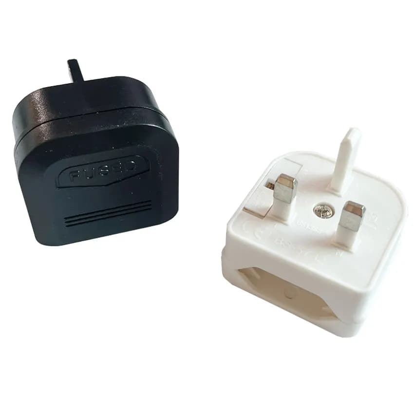1 pz europeo Euro Eu 2 pin al Regno Unito 3 pin presa di corrente spina da viaggio adattatore convertitore adattatore di alimentazione caricatore presa di corrente