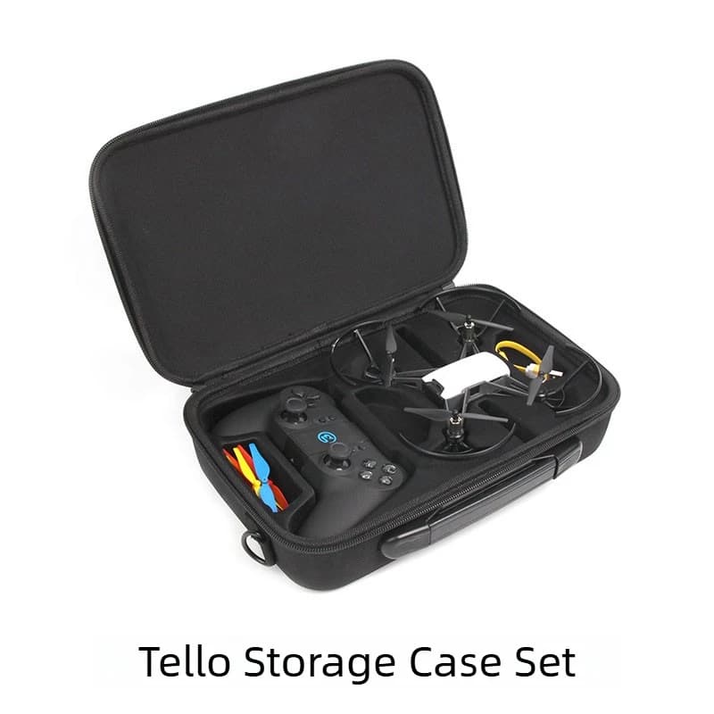Storage Case for Tello Drone – Portable EVA Hard-Shell Bag (Shoulder/Handheld) – Fits Controller, Propellers, and Batteries