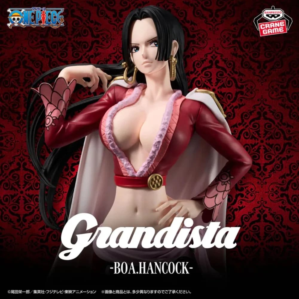 Boa Hancock Empress Banpresto One Piece Grandista Action Figure Modello Articolato da Collezione Giocattolo Regalo a Sorpresa per Ragazzi Decorazione da Scrivania