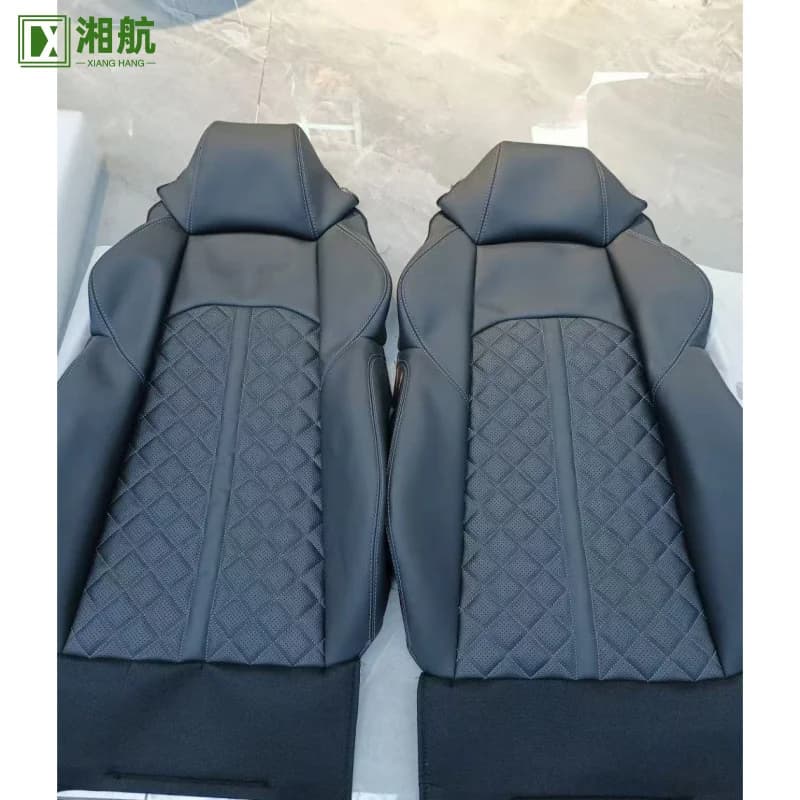 Suitable for Audi Luxury Design PU Leather Car Seat Covers Full Set Universal Full Coverage Car Seats