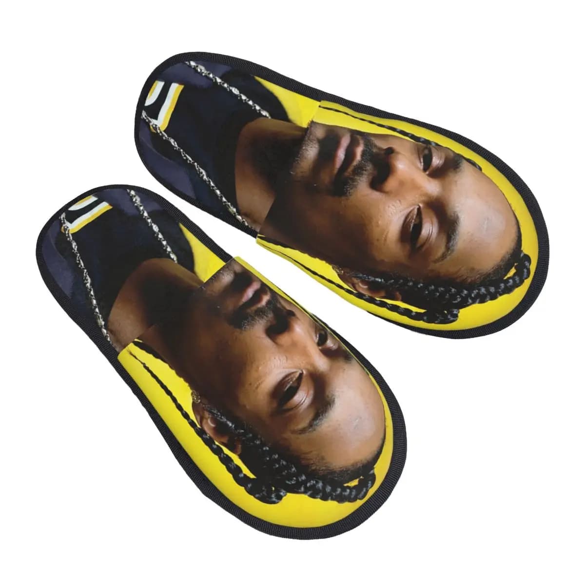 Custom soft memory foam home Slippers for American music rapper Snoop Dogg women's, comfortable and warm, with non-slip sole